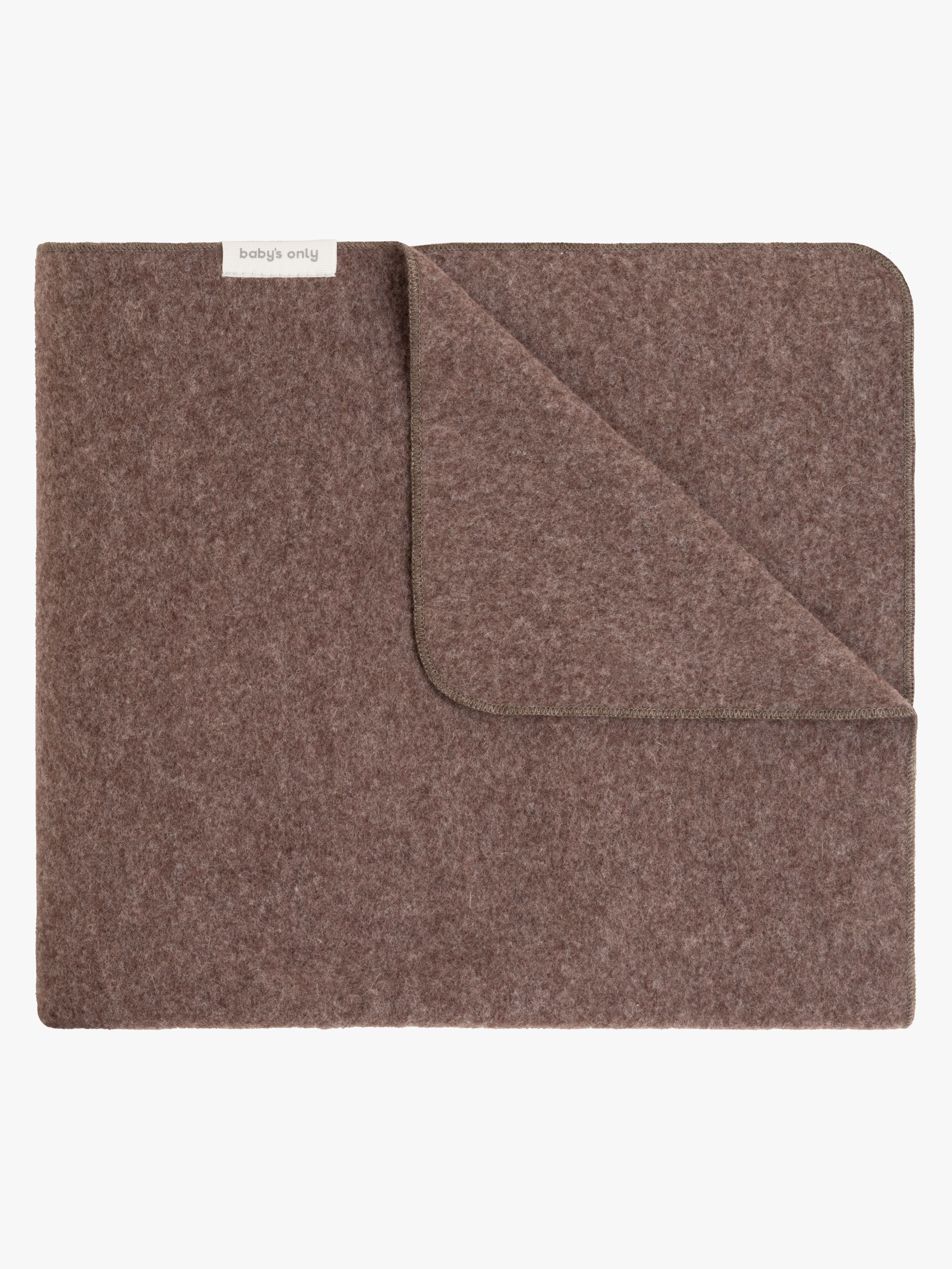 Baby's Only Baby Crib Tæppe Merinould TOG 1, Brushed Taupe