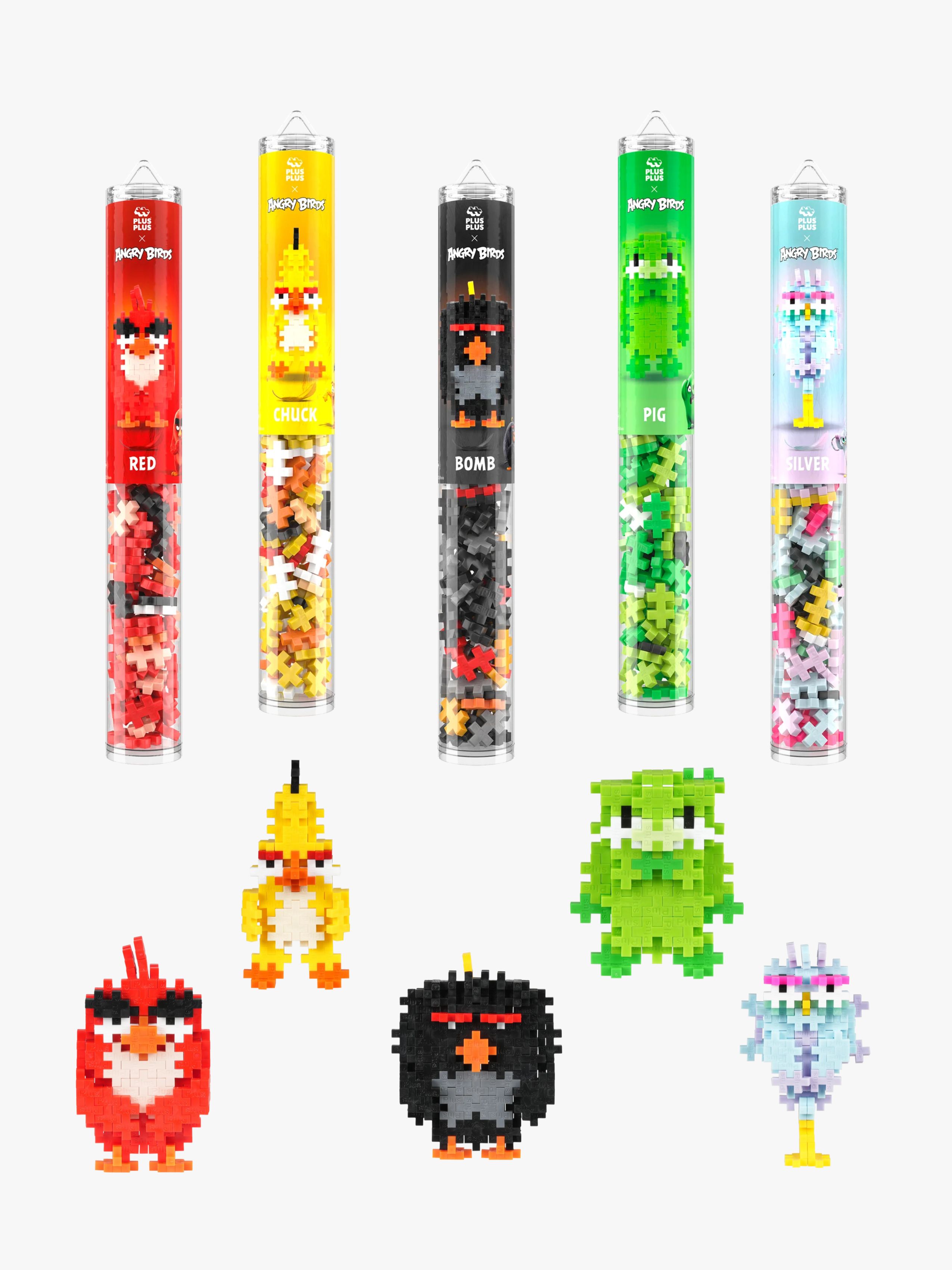 Plus Plus Angry Birds Movie Sæt med Byggeklodser 5-pak