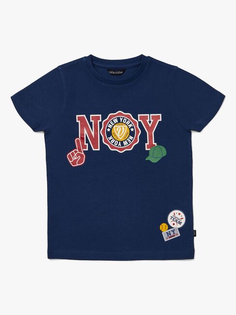 Luca & Lola San Marino T-Shirt 2-pak, Navy/White