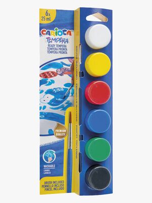 Carioca Temperamaling 6 X 25 ML Classic Farver