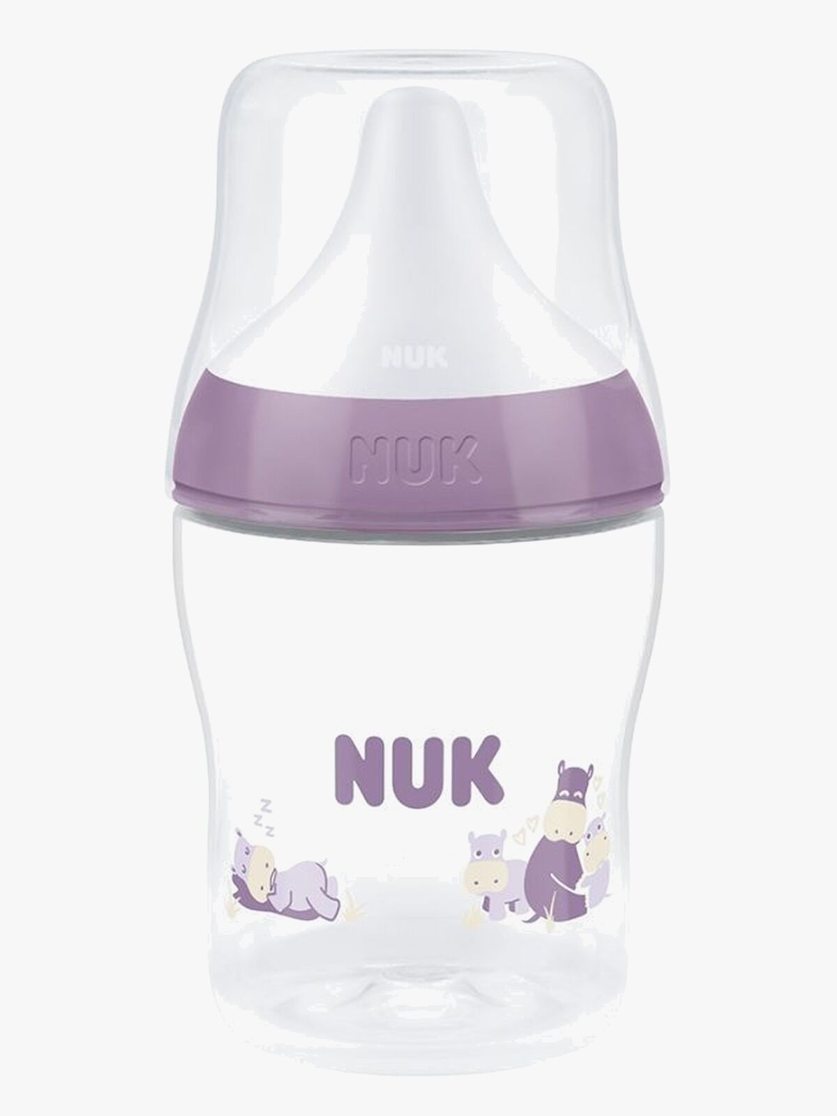 NUK Perfect Match Sutteflaske 150 ml, Hippo
