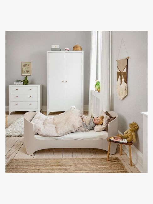 Leander Junior Forlængersæt til Leander Classic Tremmeseng, Cappuccino