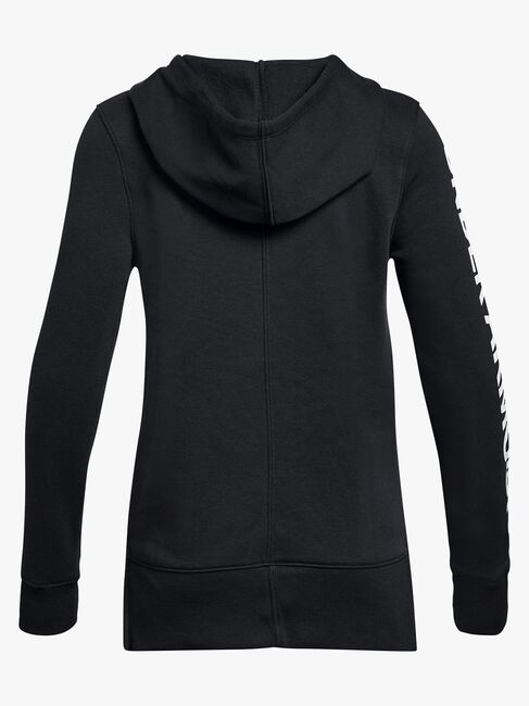 Under Armour Rival Full Zip Hættetrøje, Black
