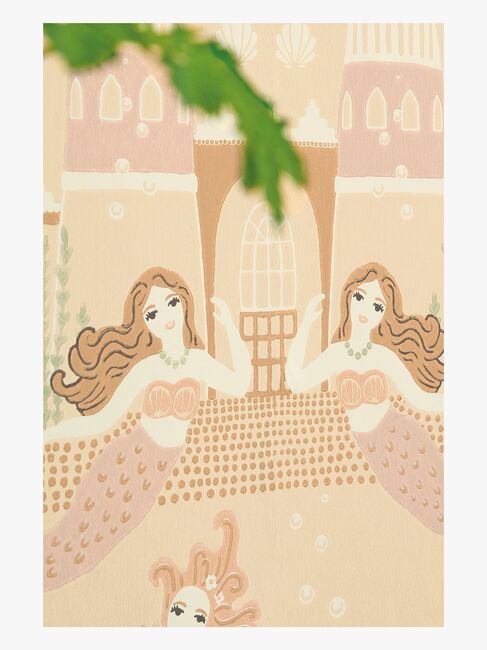 Majvillan Tapet Mermaid Reef, Sandy Beige