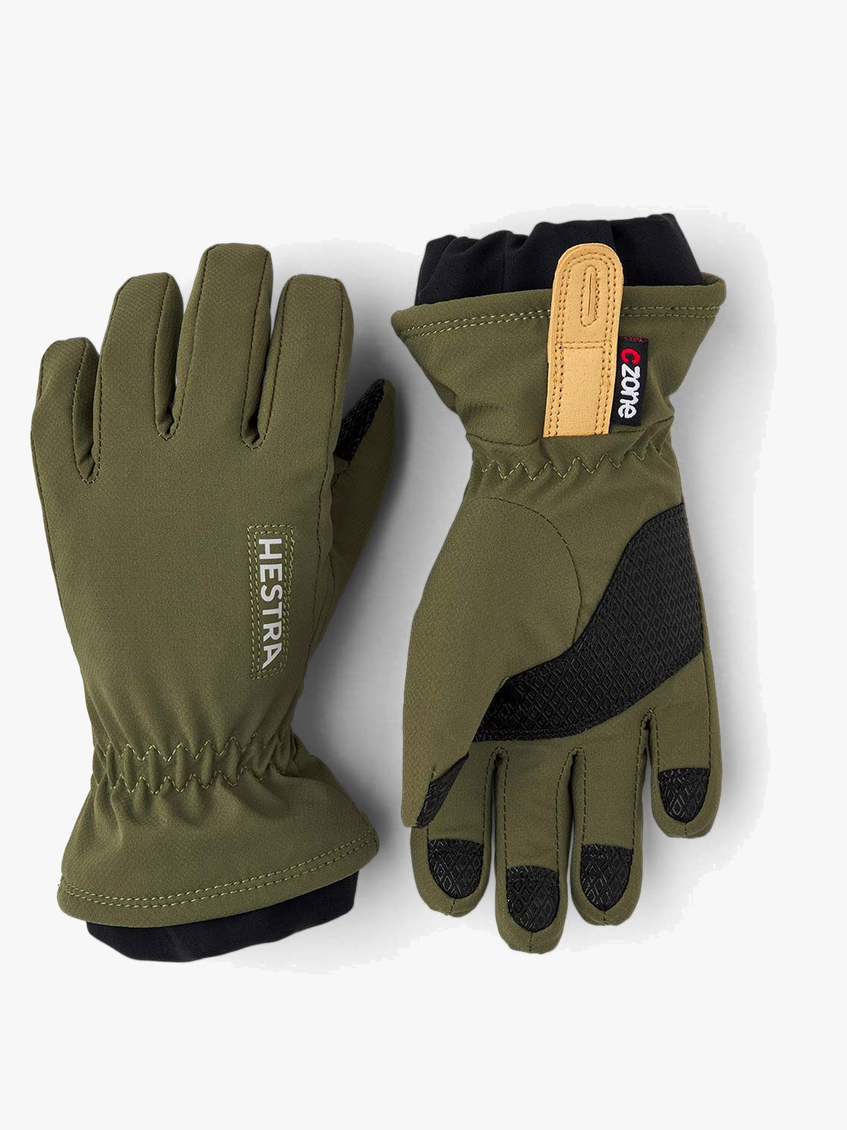 Hestra Czone Pluto JR Handsker, Olive, 3