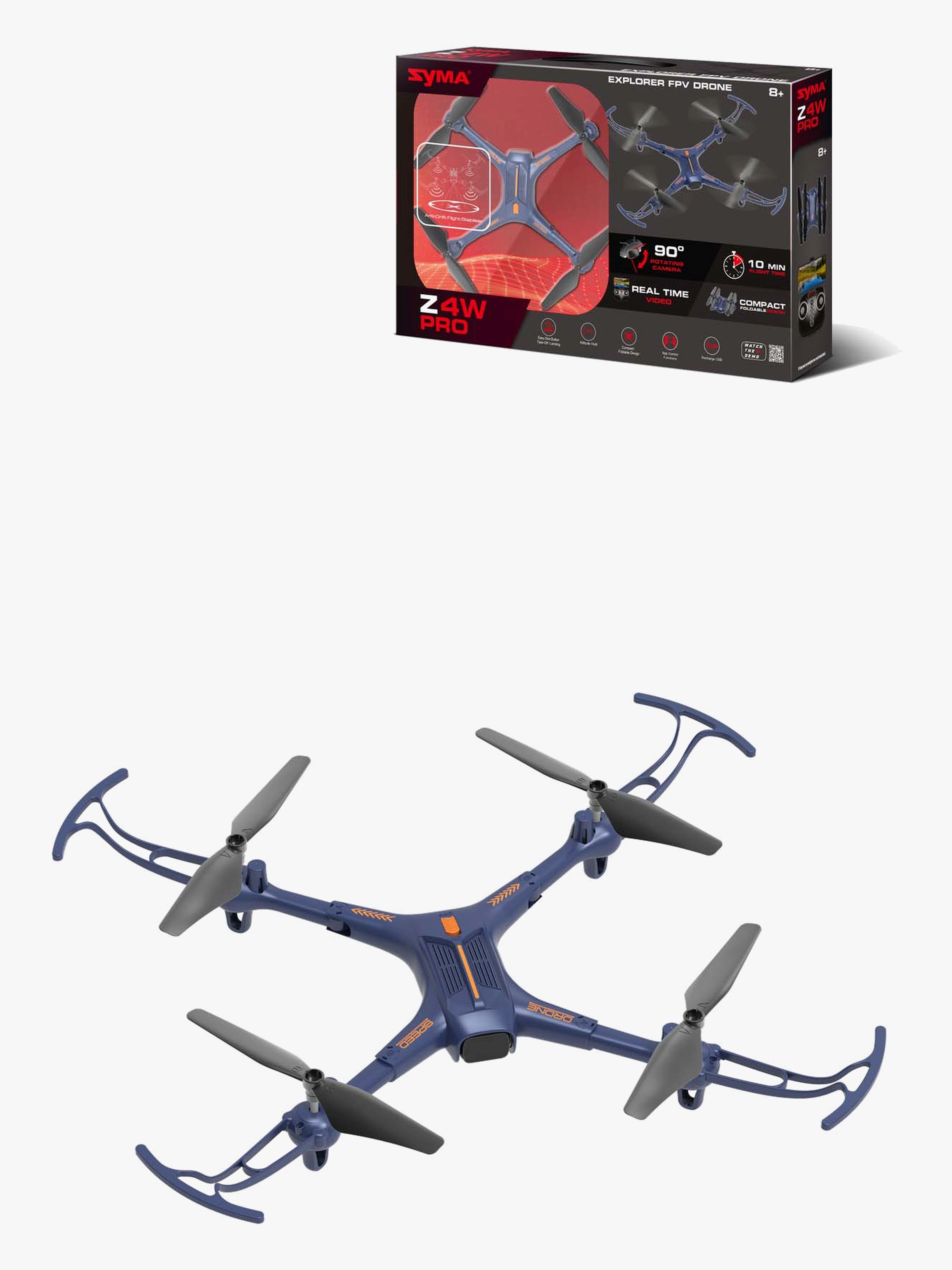 Syma Fjernstyret Drone Med Kamera Z4W PRO Explorer FPV