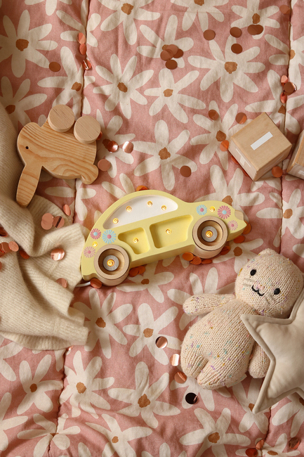 Little Lights Mini Lampe Bil, Sunflower