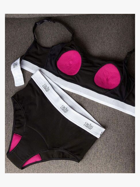 Cache Coeur BODYGUARD Vaskbare Sygehustrusser, Black