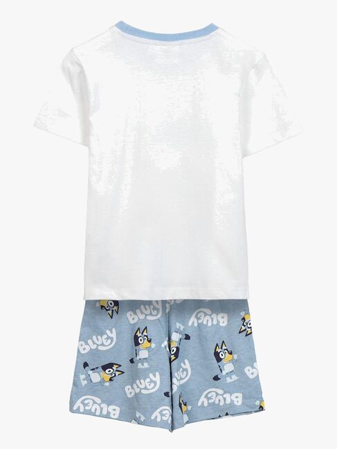 Bluey Pyjamas, Hvid/Blå