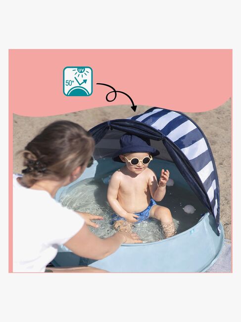 BabyMoov UV-Telt, Blue/White