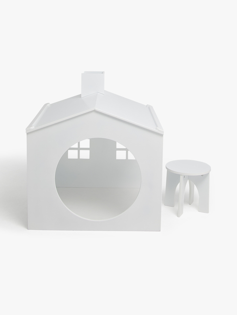 Alice & Fox  Huset Tegnebord med Skammel, Hvid