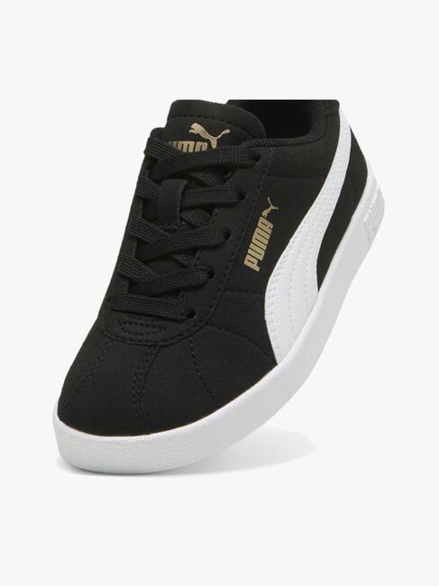 Puma Club II PS Sneakers, Black/White/Gold