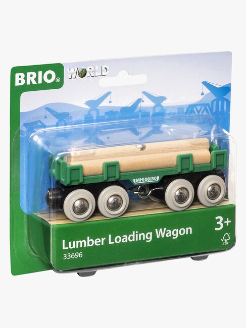 BRIO World 33696 Togvogn Med Tømmer