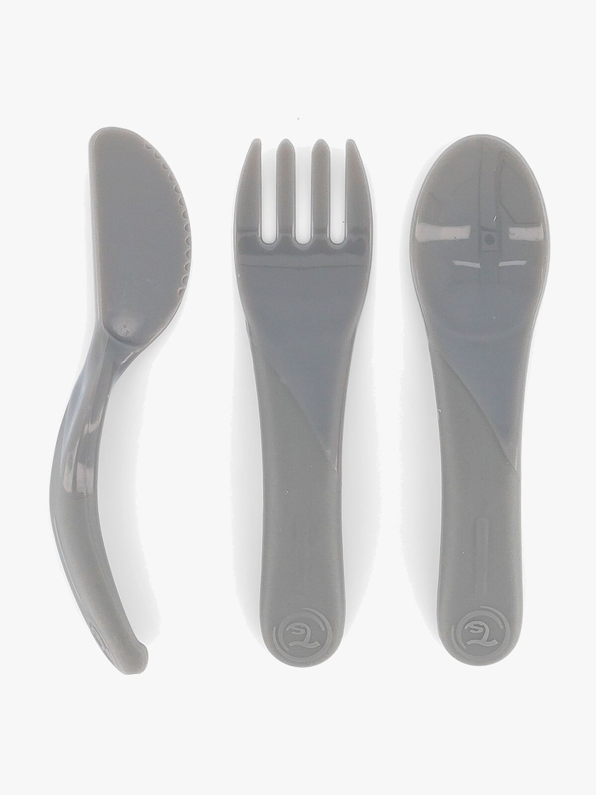 Twistshake Spis Selv Bestik, Grå