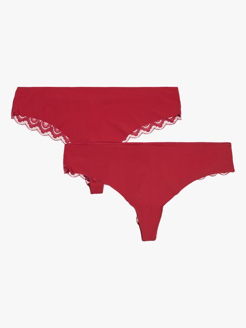 Milki String 2-Pak, Wine Red