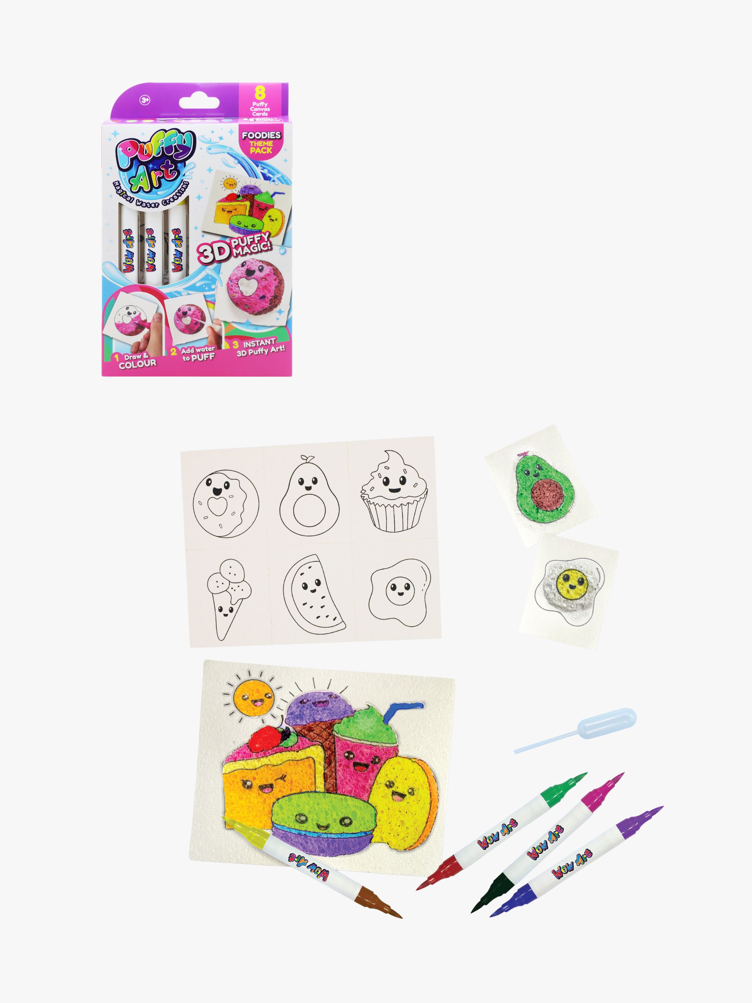 Puffy Art Hobbysæt Foodie