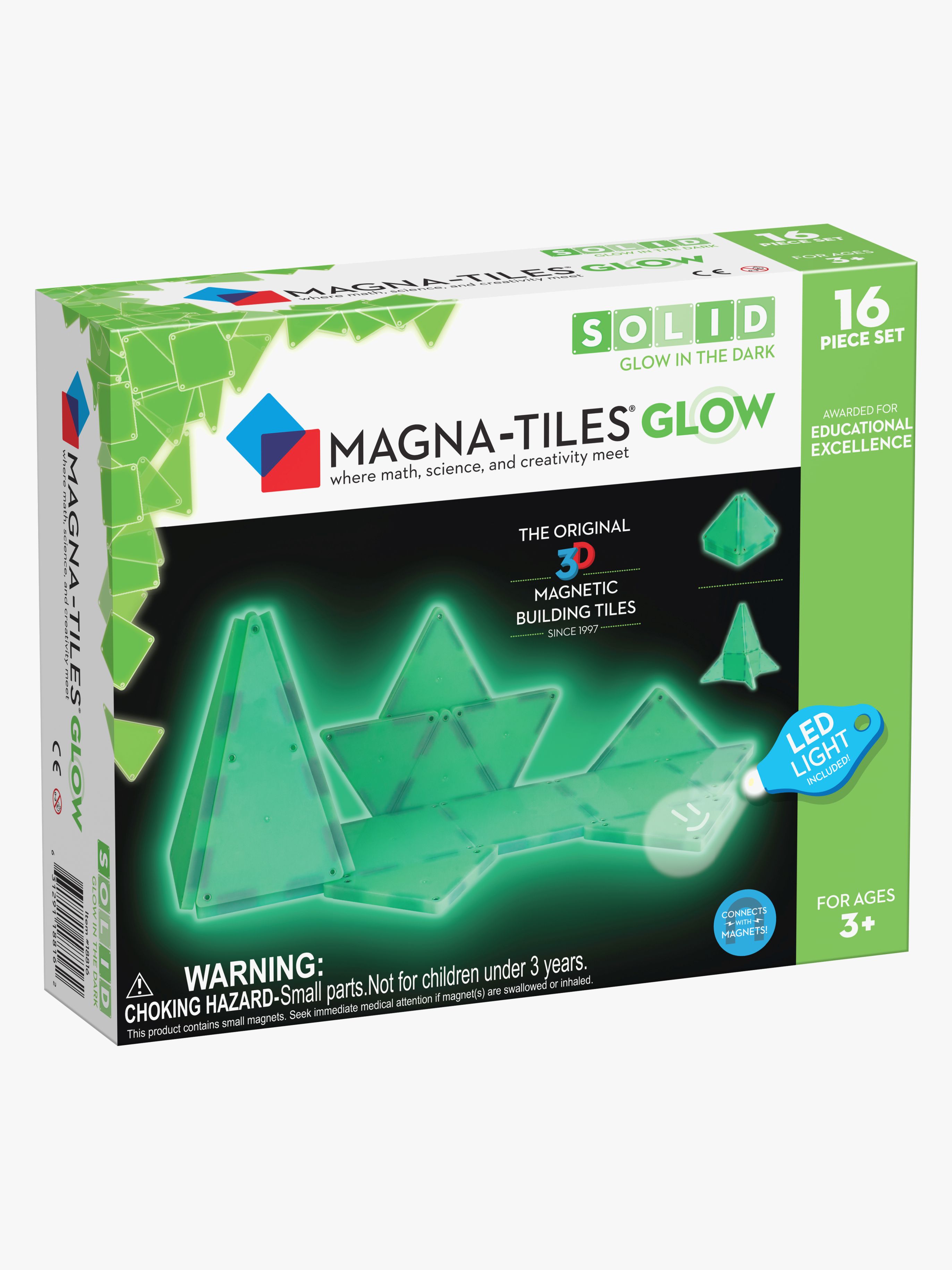 MAGNA-TILES Glow Byggesæt 16 Dele