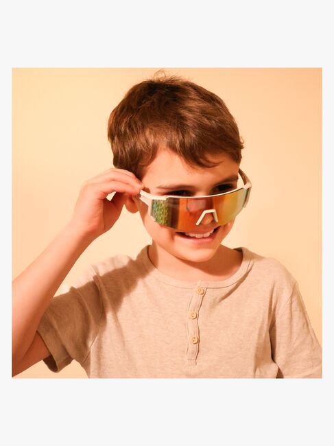 CarloBaby Solbriller Turbo 2-pak 4-8 År, Hvid/Lyserød