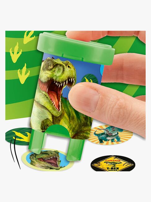 Dino World Klistermærkestempel