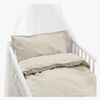 Borganäs Sengesæt Humble 100 x 130 2-delt, Beige