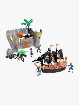 Cloudberry Castle Sorte Sejl Piratskib Slot & Figurer