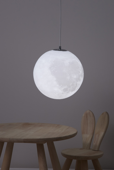 Minitude MOON Loftslampe 30 cm, Hvid