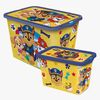 Paw Patrol Opbevaringskasser Sæt 23l & 7l, Gul