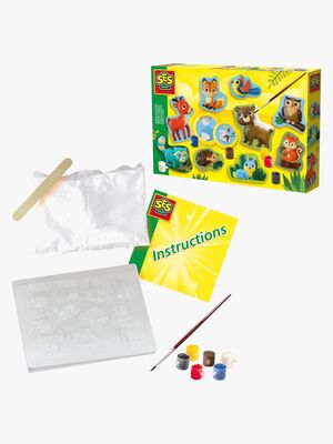 SES Creative Kreasæt Gipsfigurer Skovens Dyr