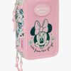 Disney Minnie Mouse  Fyldt Penalhus med 3 Rum 37 Dele, Bright