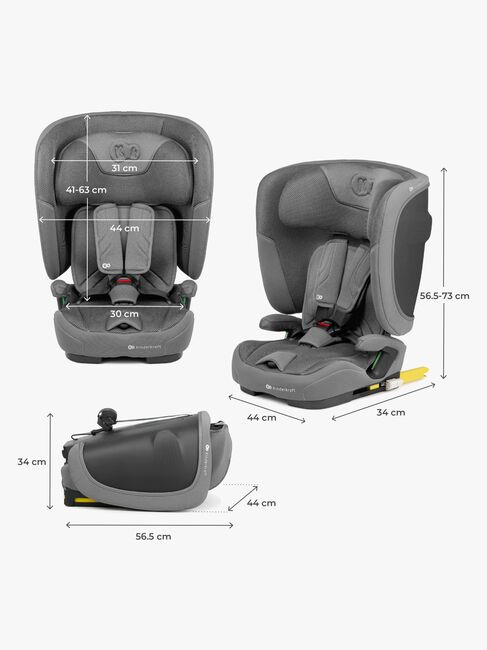 Kinderkraft FIX2GO i-Size Autostol, Grey