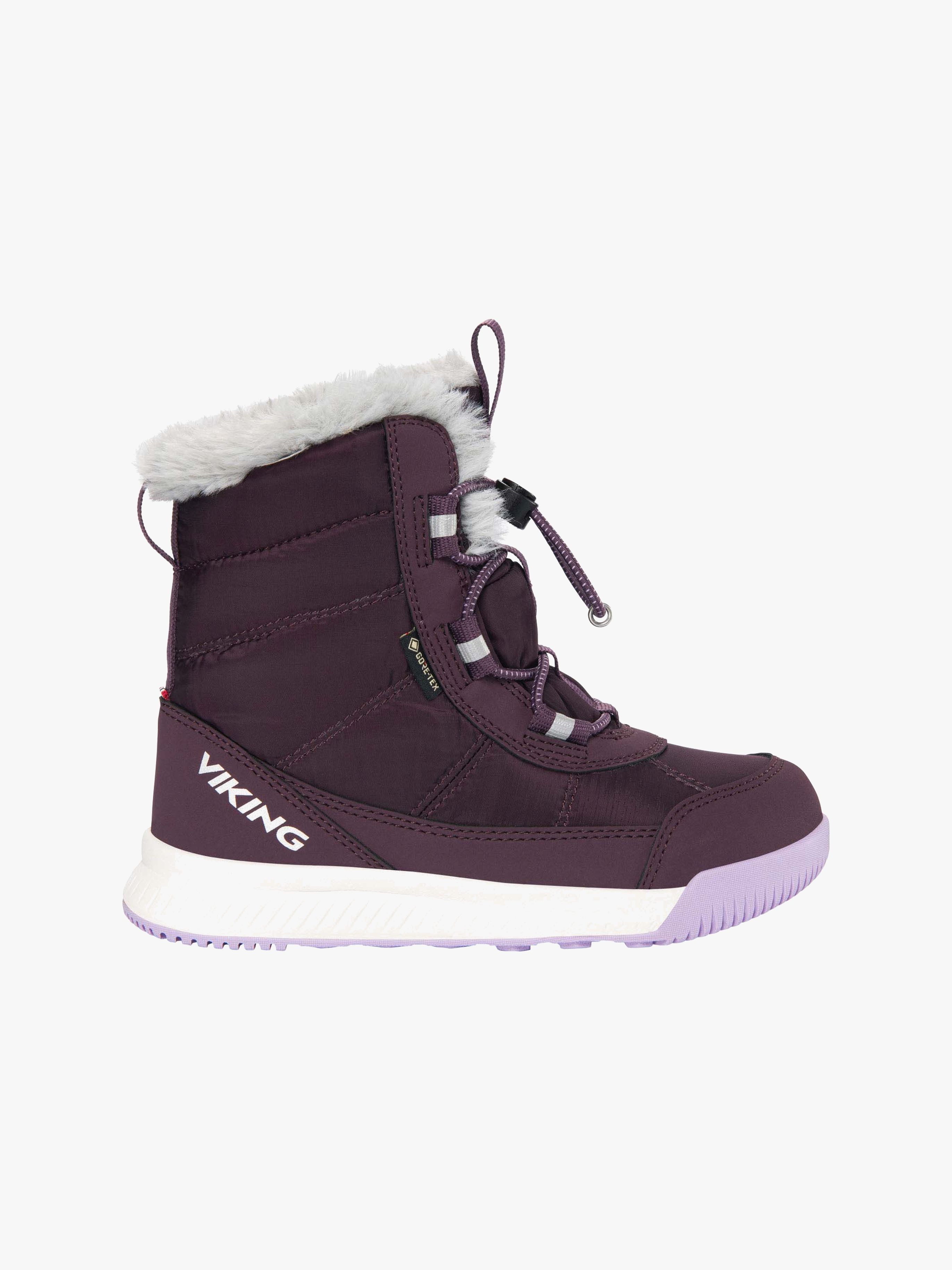 Viking Aery SL GTX Vinterstøvler, Grape/Lilac, 22