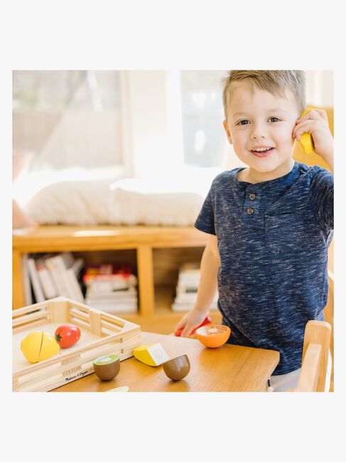 Melissa & Doug Legesæt Frugt i æske med kniv