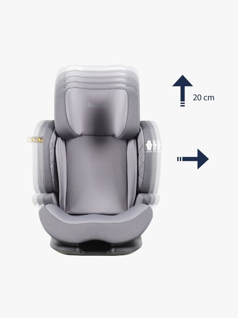 Beemoo Recline i-Size Autostol, Mineral Grey