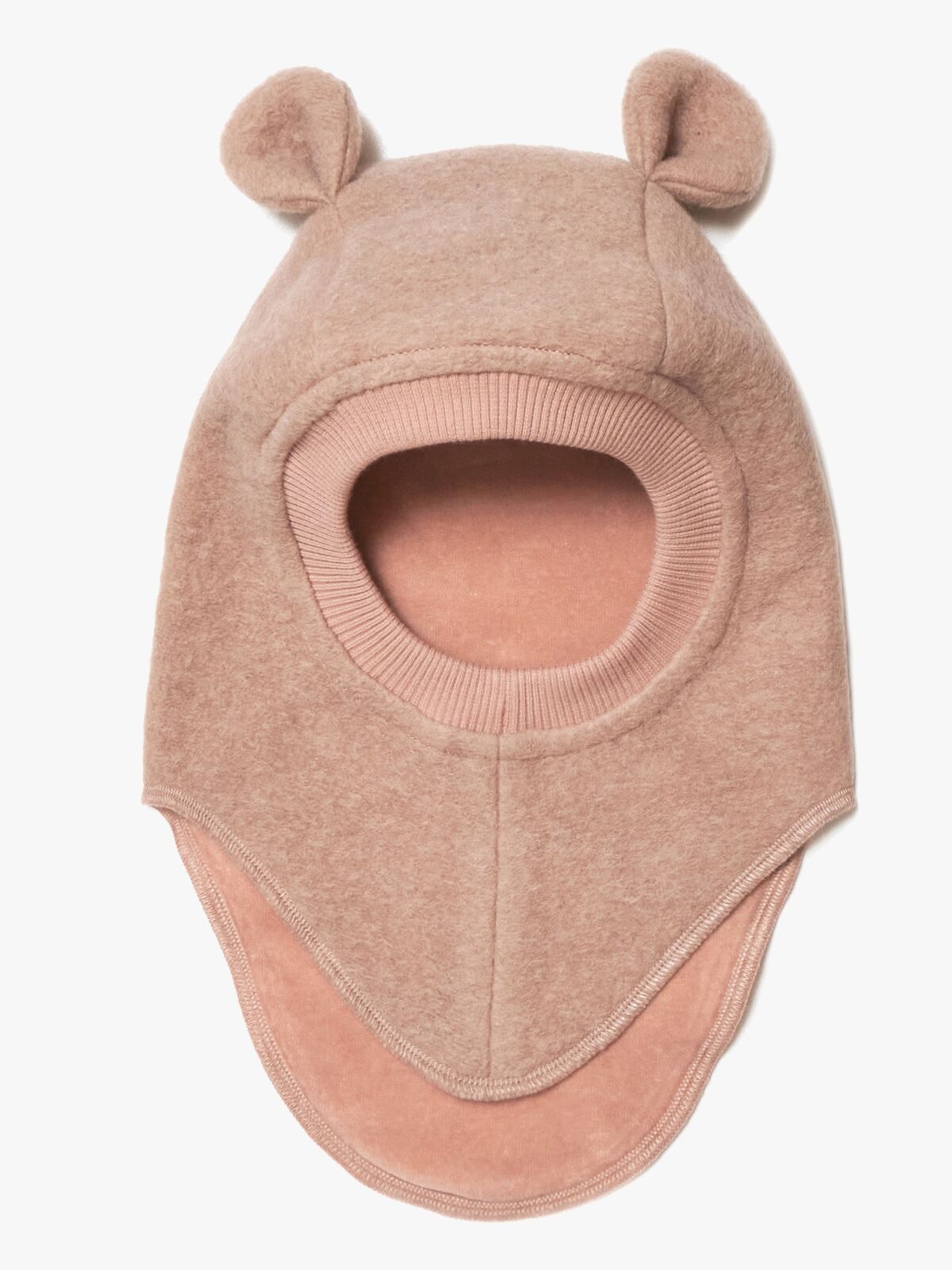 Huttelihut Elefanthue Merinould med Ører, Rose Melange