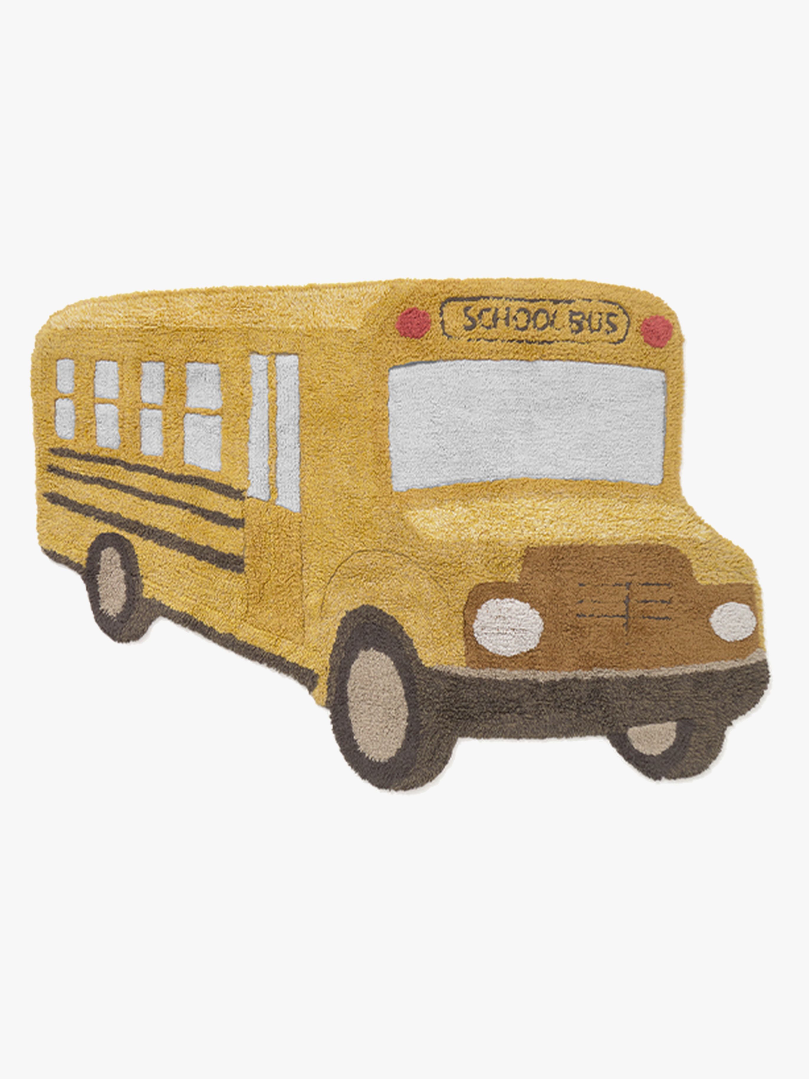 Lorena Canals Vaskbart Gulvtæppe 90x130, School Bus