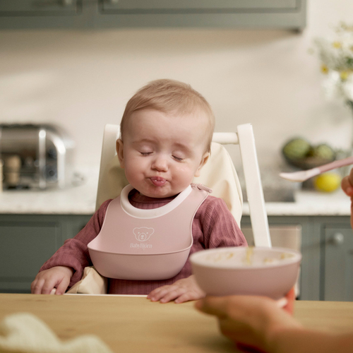 BabyBjörn Spisesæt 3 Dele, Lys Rosa