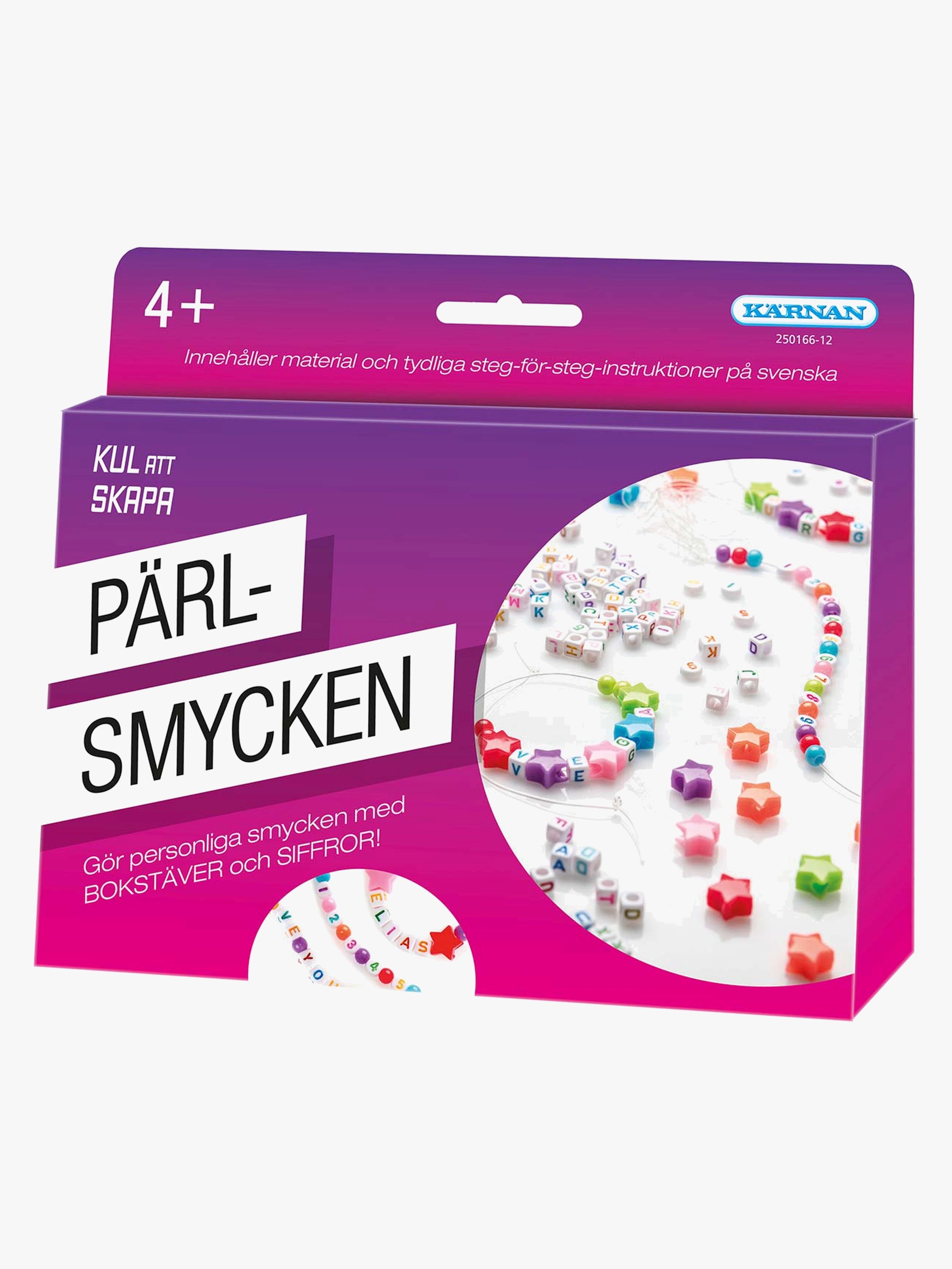 Kärnan Perlesæt Kul Att Skapa Bogstav- Og Talperler