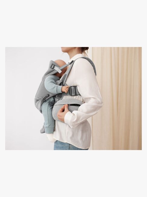 BabyBjörn Opbevaringslomme Bæresele Woven, Light Grey Melange