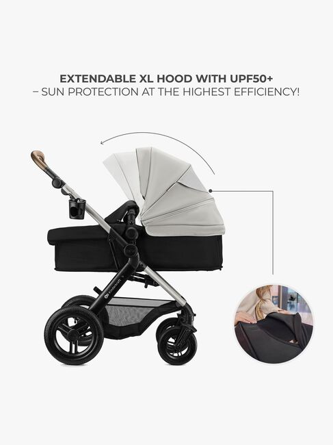 Kinderkraft MOOV 2 XL Air Kombivogn, Moonlight Grey