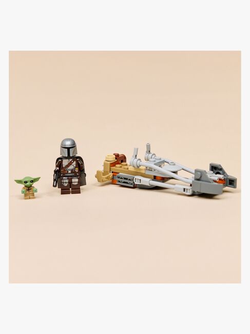 LEGO Star Wars 75436 Mandalorianeren og Grogus speederbike