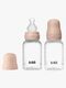 BIBS Slow Flow Sutteflaske Silikone 2-pak 150 ml, Blush