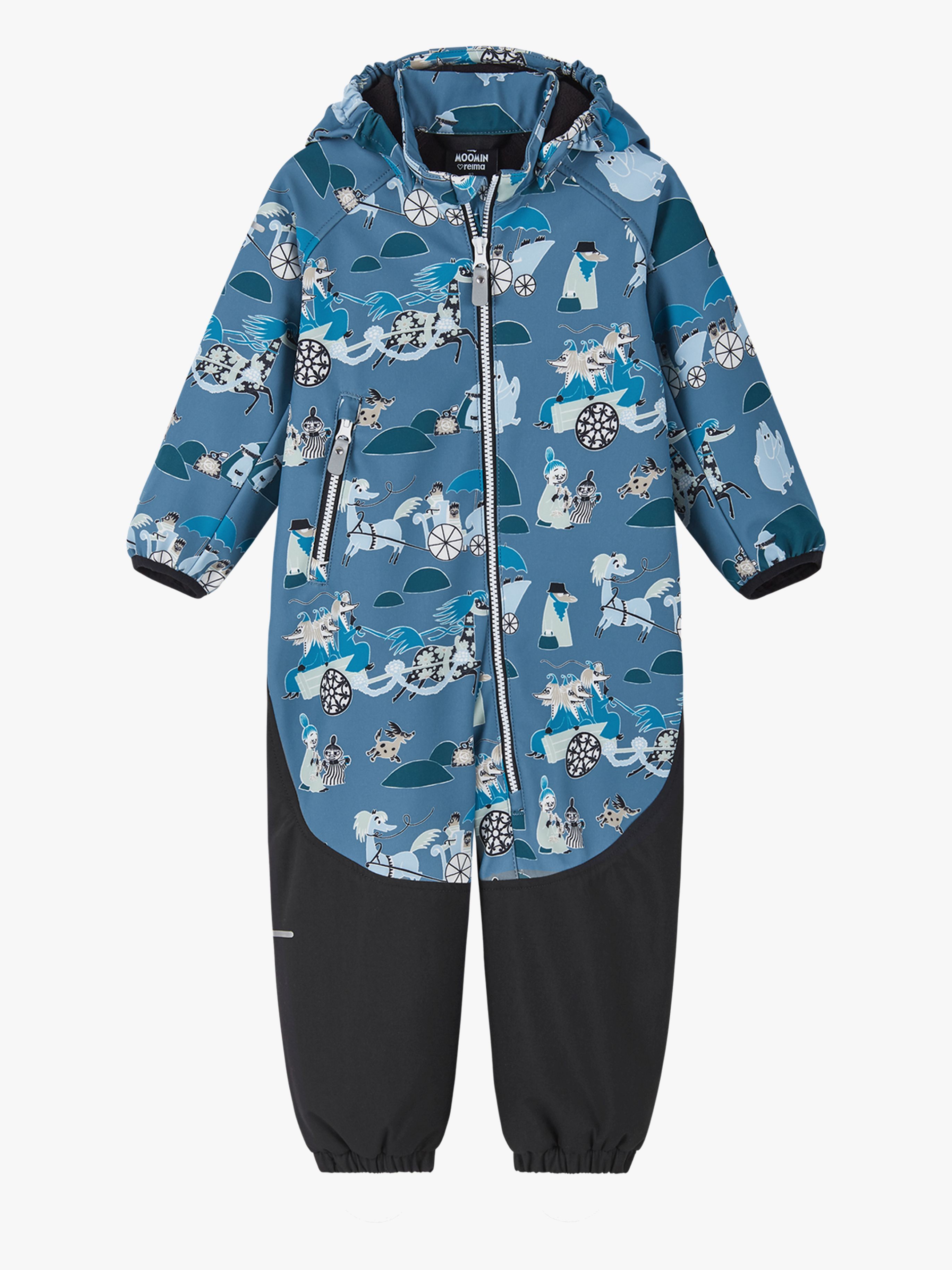 Reima Moomin Mjosa Softshellflyverdragt, Blue Ocean, 104