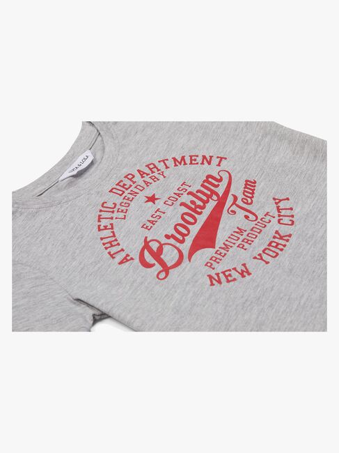 Luca & Lola Paulo T-Shirt 2-pak, Grey Melange/Navy