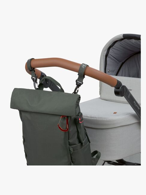 Lässig Outdoor Pusletaske Rygsæk med Roll-top-åbning, Dark Olive