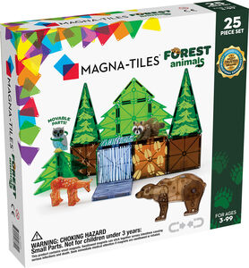 MagnaTiles Forest Animals Byggesæt 25 Dele