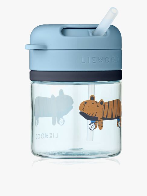 LIEWOOD Pavia Tritan Sugerørskop 280 ml, Fun/Beach blue