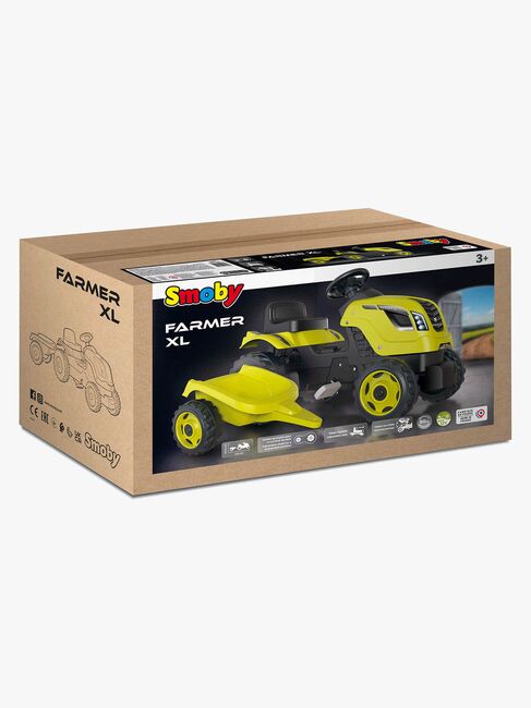 Smoby  Farmer Traktor XL + Trailer, Grøn