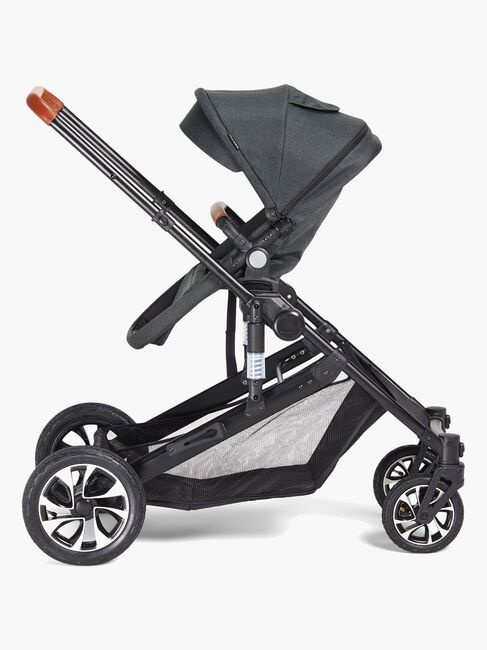 Beemoo Maxi 4 Twin Søskendevogn inkl. Søskendeklapvognsdel, Black/Black