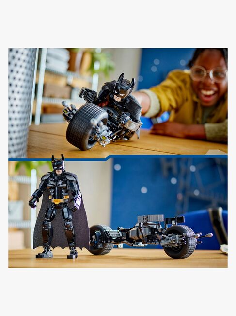LEGO Super Heroes 76273 Byg selv-figur af Batman og Batpod-motorcyklen