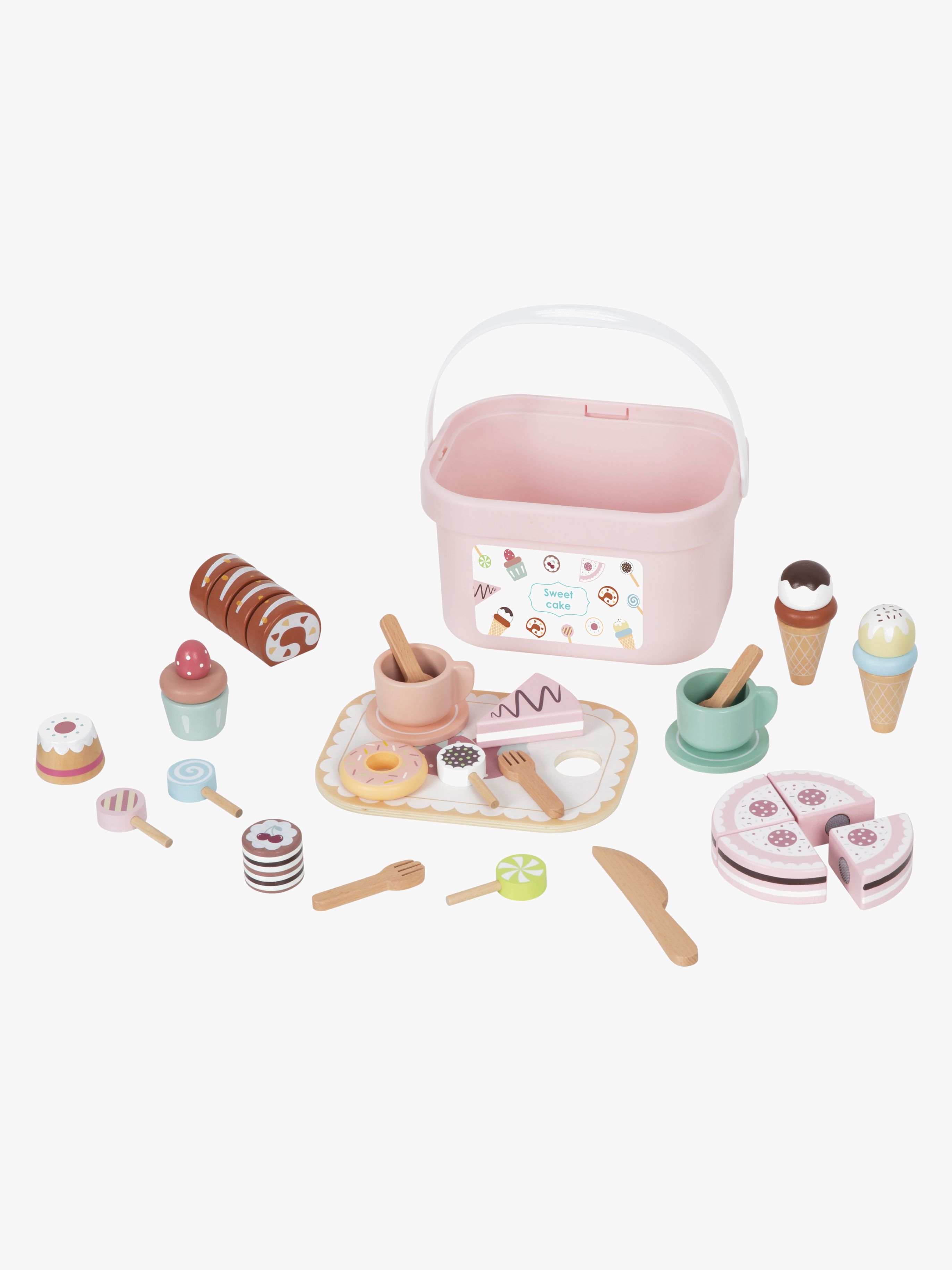 TookyToy Cutting Spisesæt, Pink